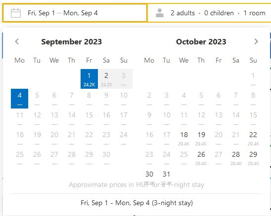 Best deals on Booking step 7
