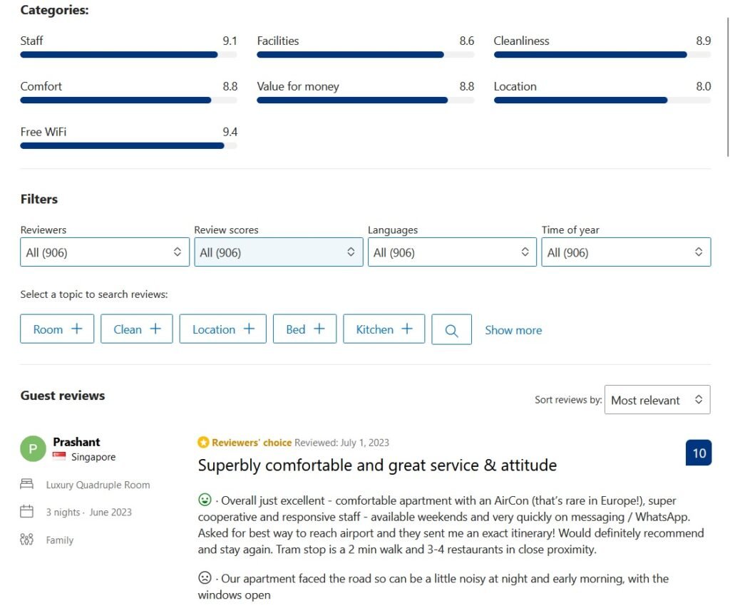 Best deals on Booking step 9