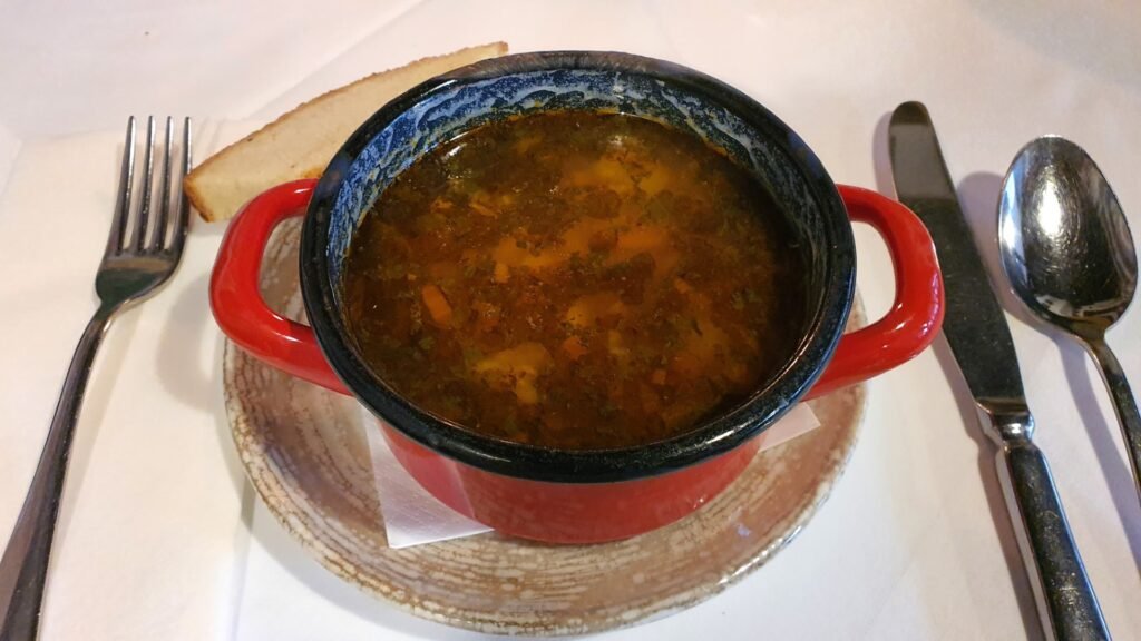 Csorba soup Hargita restaurant