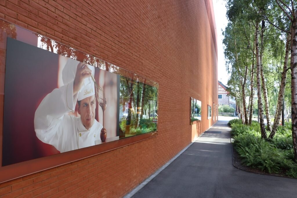 Lindt chocolate factory from the outside