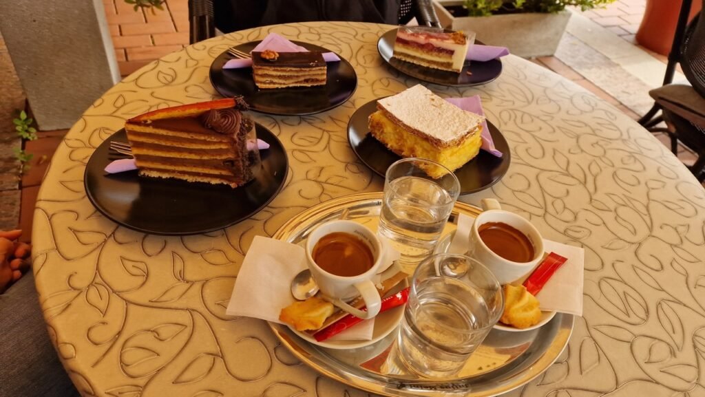 Our order at Virag Confectionery